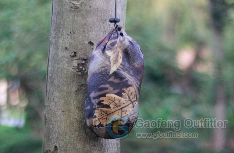 Camping Hammock With Leaf Design Packing