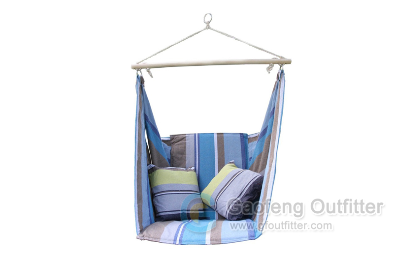 Cotton Hanging Hammock Swing Chair With Pillow