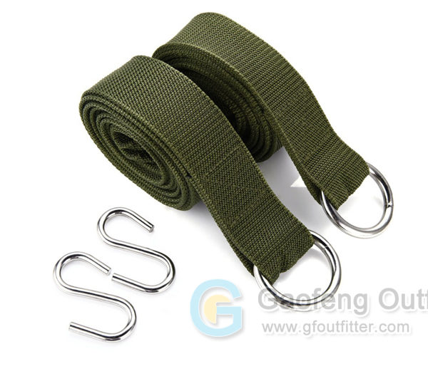 Navy-Nylon Hammock Tree Straps