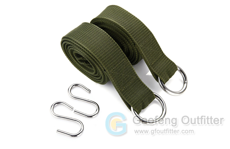 Navy-Nylon Hammock Tree Straps