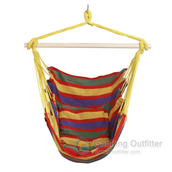 Stripe Cotton Hanging Hammock Swing Chair