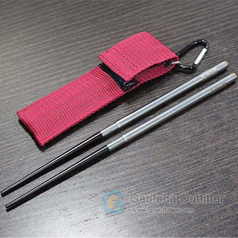 Camping Foldable Chopsticks Cutlery Chopsticks With Carrying Bag 