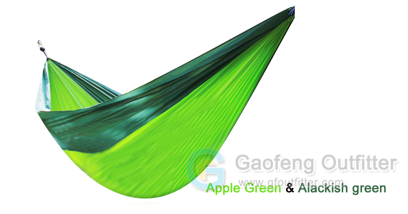 Apple Green and Alackish Green Splicing Hammocks