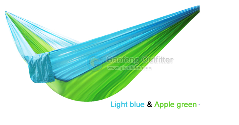 Light Blue and Apple Green Splicing Hammocks