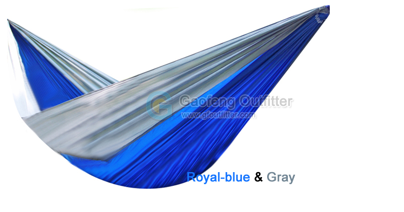 Royal-blue and Gray Splicing Hammocks