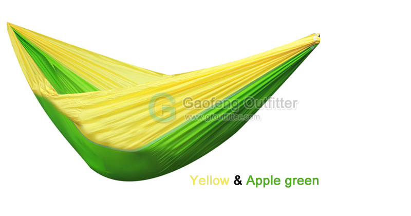 Yellow and Apple Green Splicing Hammocks